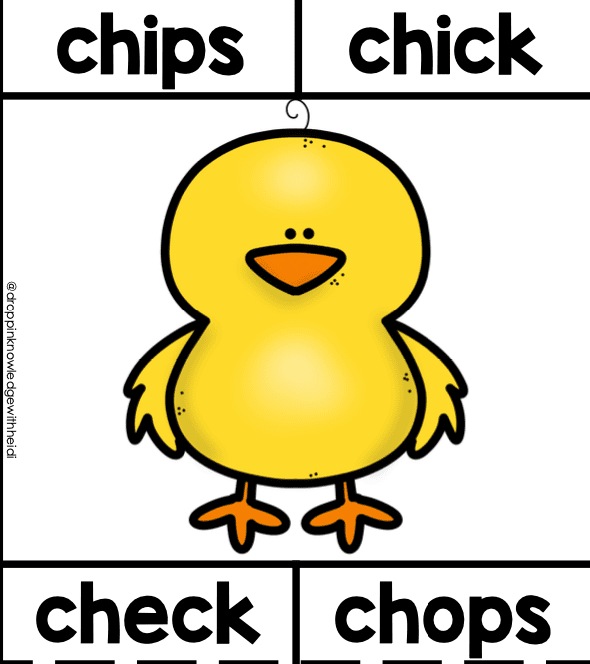 Look Alike Words - Blends & Digraphs Center - Image 4